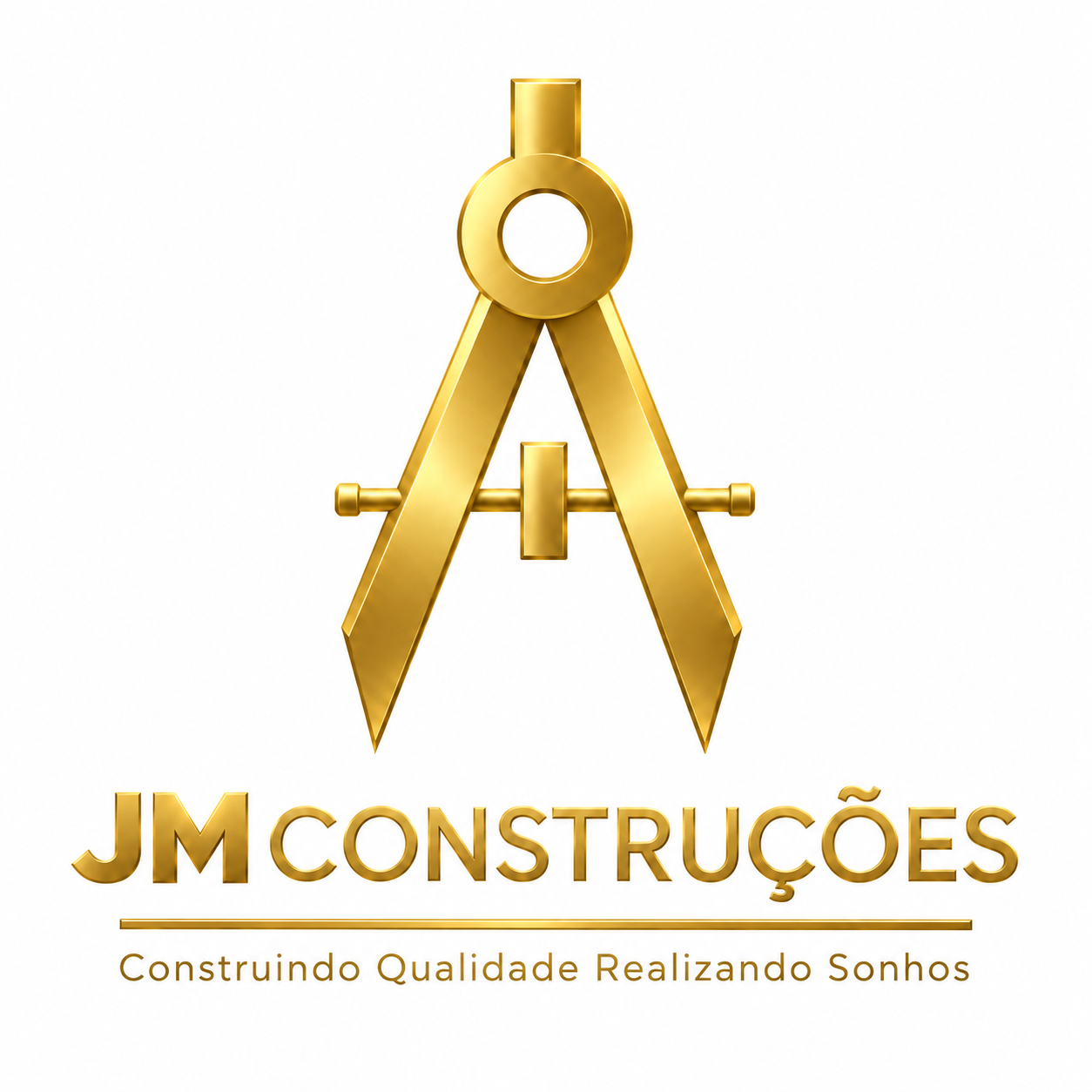 Logo institucional da J.M Construções
